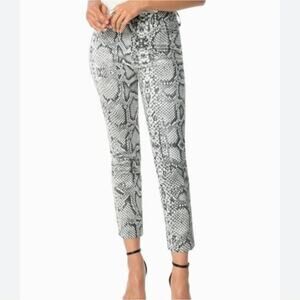 Joe’s fax snake skin pants